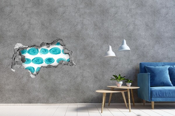 Hole in the wall decal Turquoise Waters in the Hole