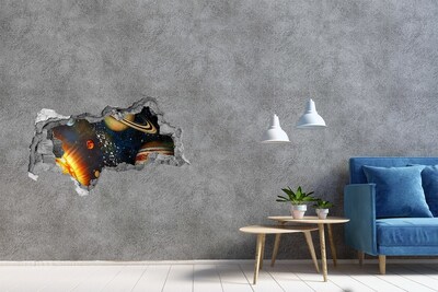 Hole wall sticker Cosmic explosion