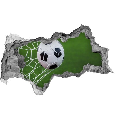 Hole wall sticker A goal in football