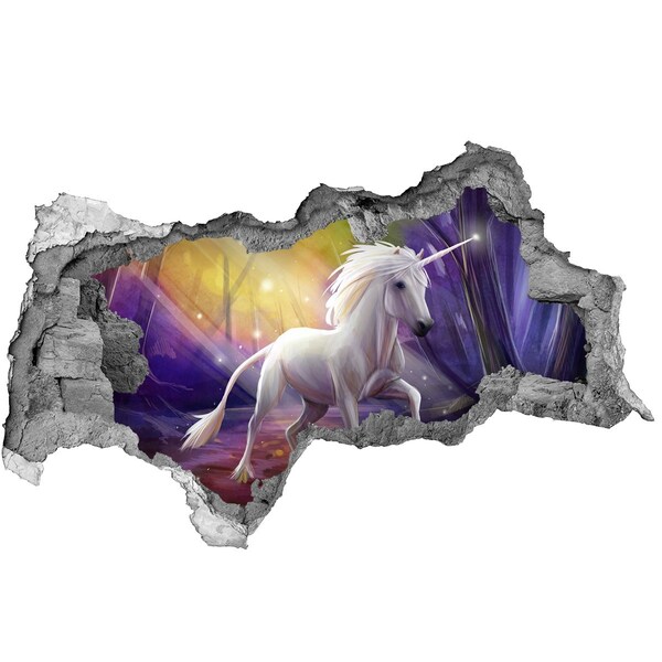 Hole in the wall decal Unicorn in the Enchanted Forest