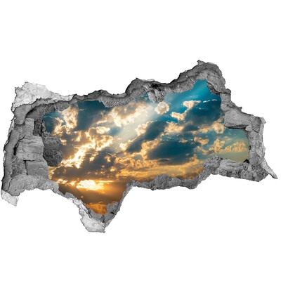 Hole wall sticker Sky with clouds at sunset