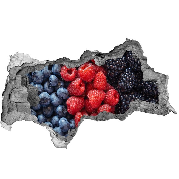 Hole in the wall decal Fruit paradise in the wall