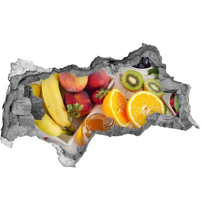 Hole in the wall sticker Fruit paradise with honey