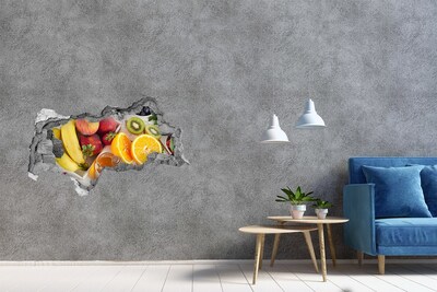 Hole in the wall sticker Fruit paradise with honey