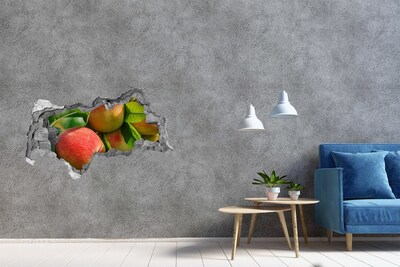 Hole wall sticker Apple orchard