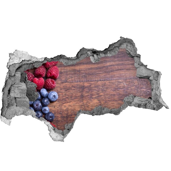 Hole in the wall decal A fruit paradise in a ruined wall