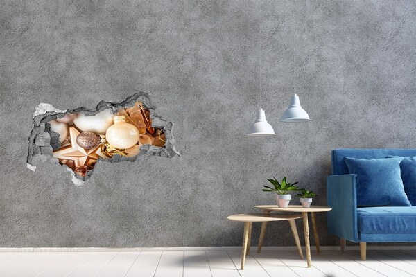 Hole in the wall decal Hole in the Wall Christmas Decorations