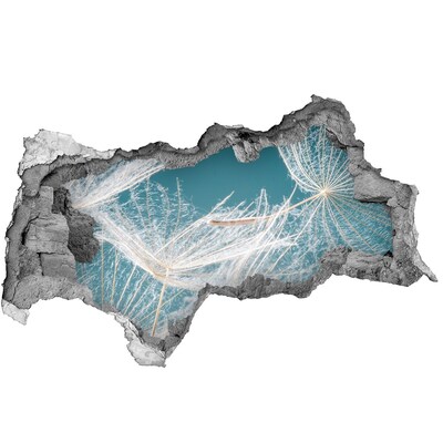 Hole in the wall sticker Flower dreams behind the wall