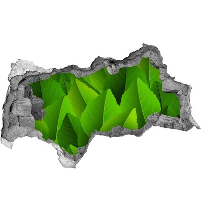 Hole in the wall sticker A green oasis in concrete