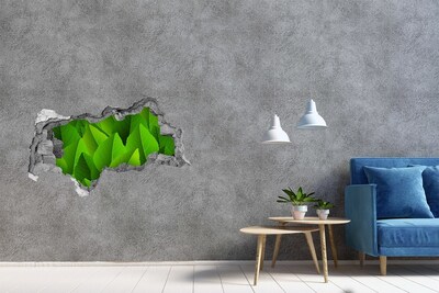Hole in the wall sticker A green oasis in concrete