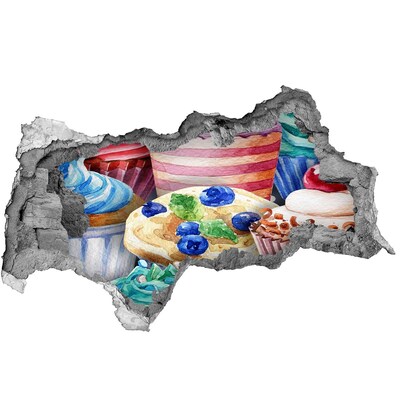 Hole wall sticker Hole in the Wall Sweets