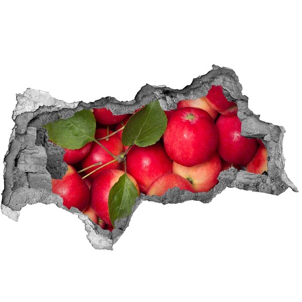 Hole in the wall decal Apple paradise behind the wall