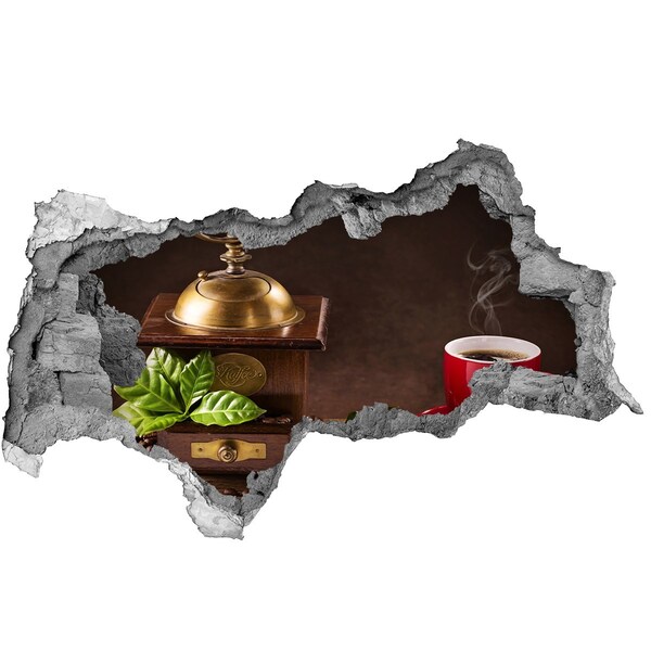 Hole in the wall sticker A coffee oasis in the heart of the home