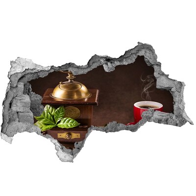 Hole in the wall sticker A coffee oasis in the heart of the home