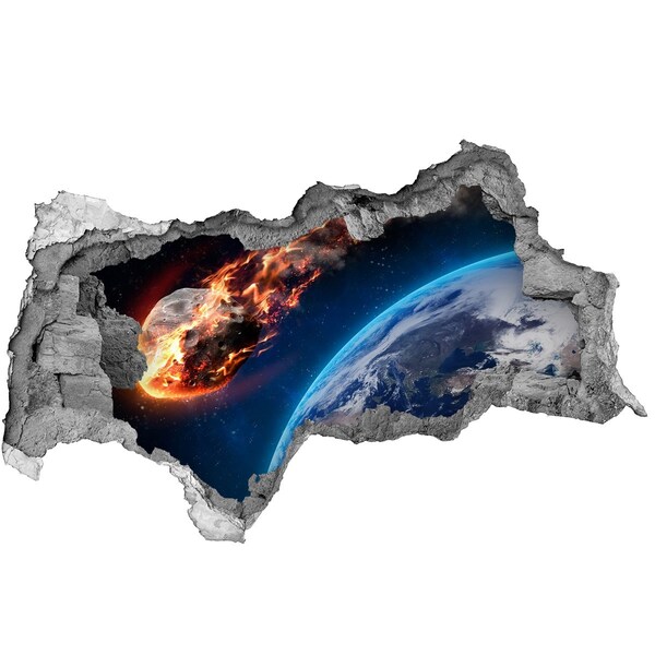 Hole in the wall sticker Cosmic explosion