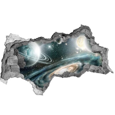 Hole in the wall decal Cosmic Space