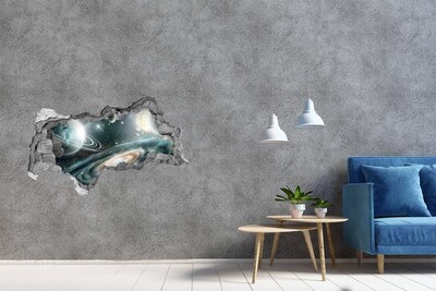 Hole in the wall decal Cosmic Space