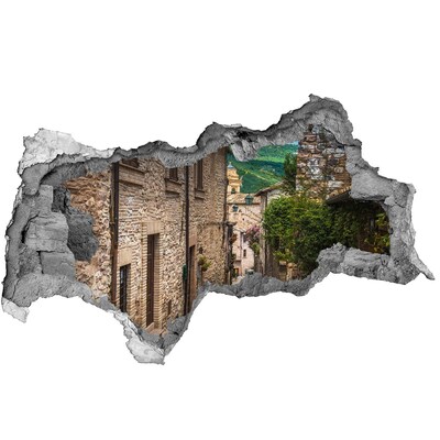 Hole in the wall decal A charming town in Tuscany
