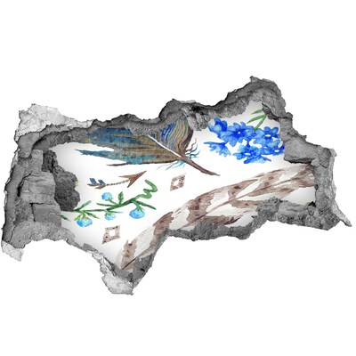 Hole in the wall sticker A mysterious oasis in the jungle