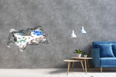 Hole in the wall sticker A mysterious oasis in the jungle