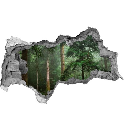 Hole in the wall sticker Green Forest in a Hole in the Wall