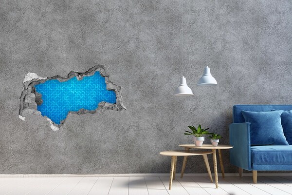 Hole in the wall sticker Water Reflection