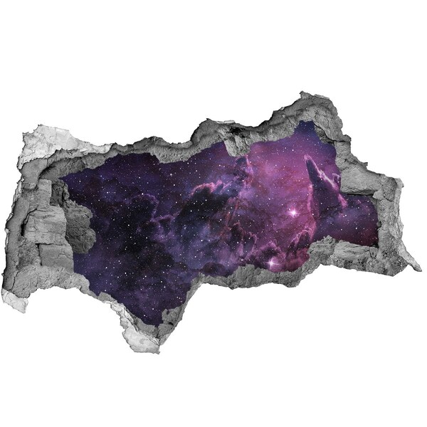 Hole in the wall decal Cosmic Space