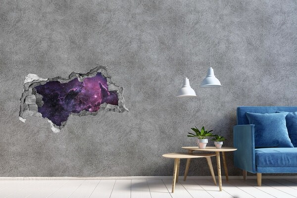 Hole in the wall decal Cosmic Space