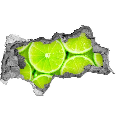 Hole in the wall decal Juicy Limes in a Hole in the Wall