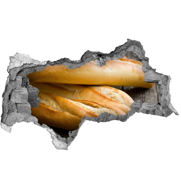 Hole in the wall decal Fresh baguettes in the wall
