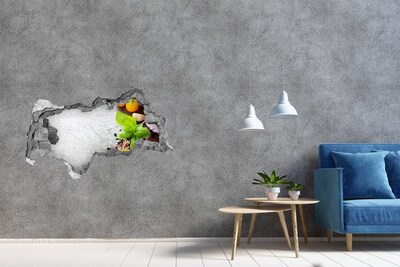 Hole wall sticker Kitchen inspirations from behind the wall