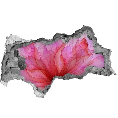 Hole in the wall sticker A floral burst of color