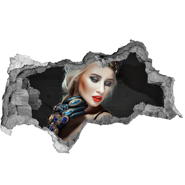 Hole wall sticker Princess in the Ruins