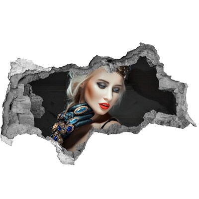 Hole wall sticker Princess in the Ruins