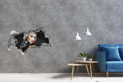 Hole wall sticker Princess in the Ruins