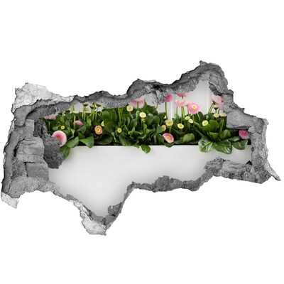 Hole in the wall decal Hole in the Wall Flower Garden