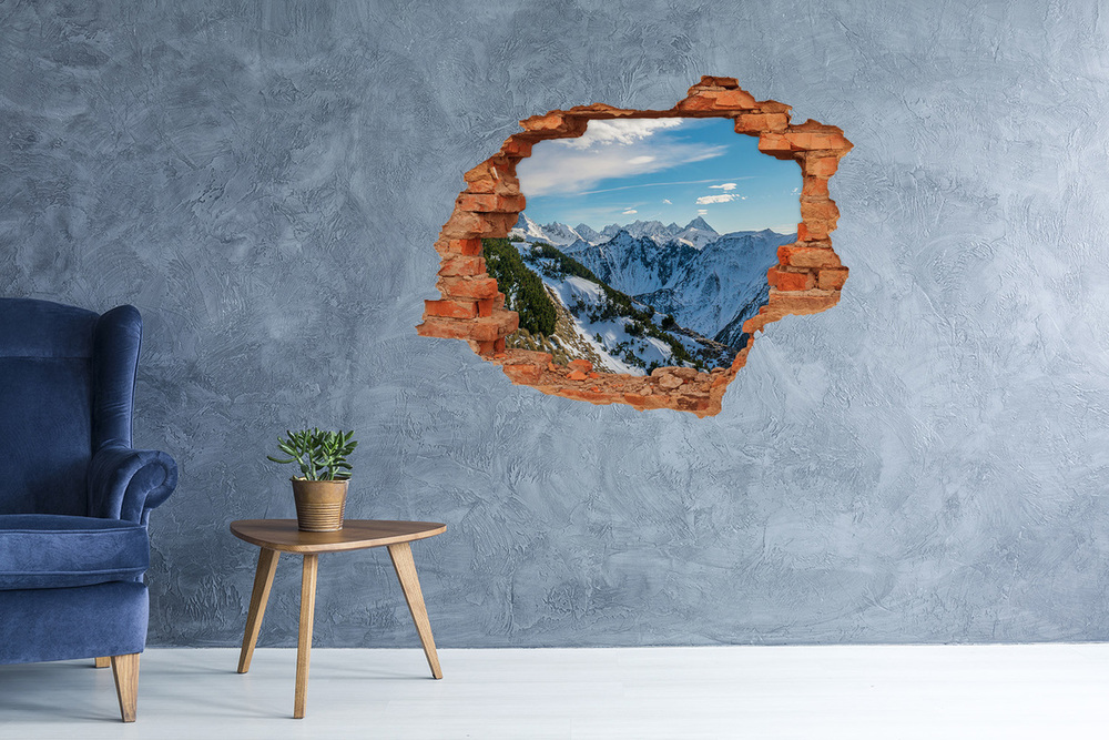 Hole in the wall decal Crown of the Tatra Mountains