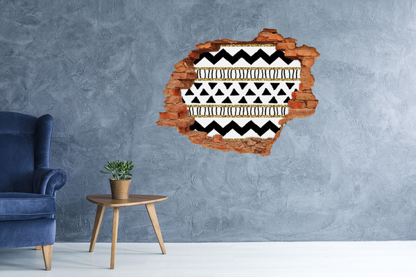 3D wall hole Stylized hole in the wall