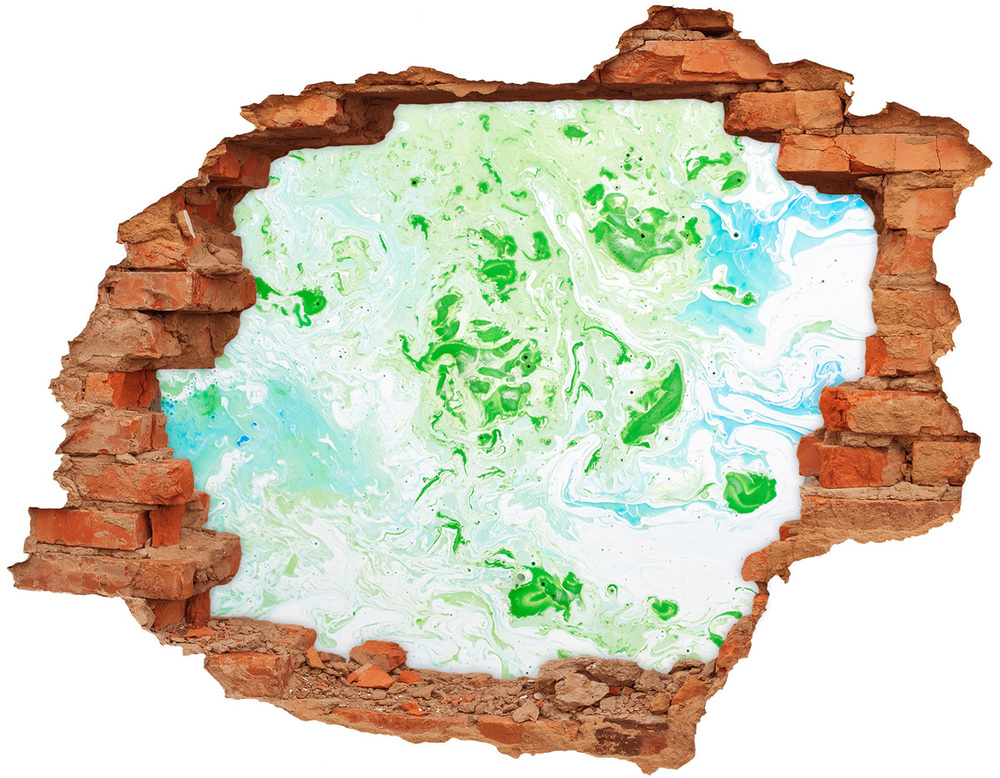 Hole wall sticker Abstract background