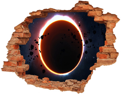 Hole in the wall sticker Cosmic abyss
