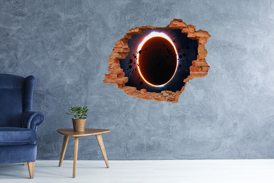 Hole in the wall sticker Cosmic abyss