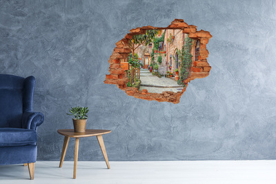 Hole in the wall sticker A charming town in Tuscany