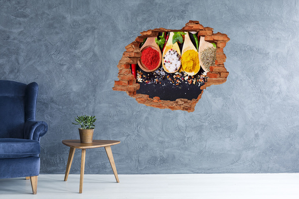 Hole wall sticker Spice paradise