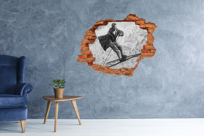 3D wall hole Skier