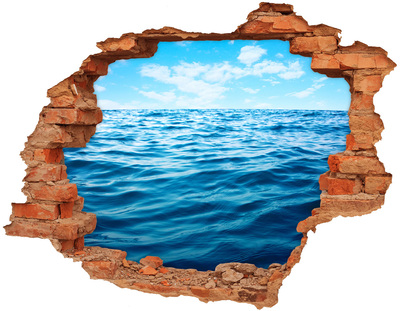 3D wall hole Ocean view