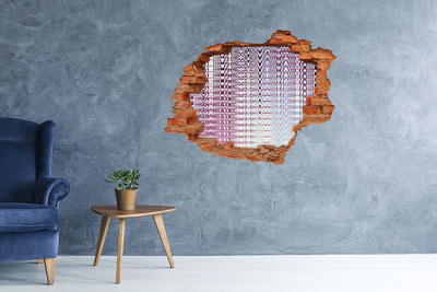 Hole in the wall sticker Fractal graphics