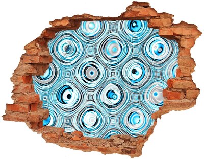 Hole wall sticker Fractal graphics