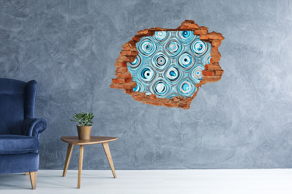 Hole wall sticker Fractal graphics