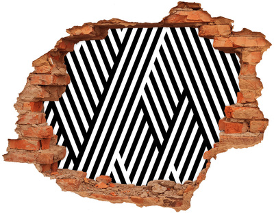 3D wall hole Geometric background