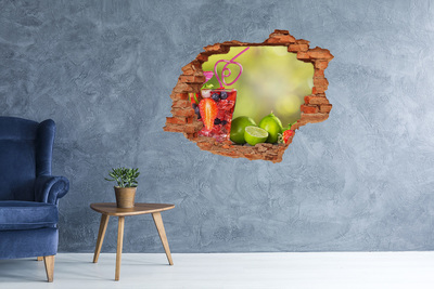 Hole wall sticker Fruit cocktail